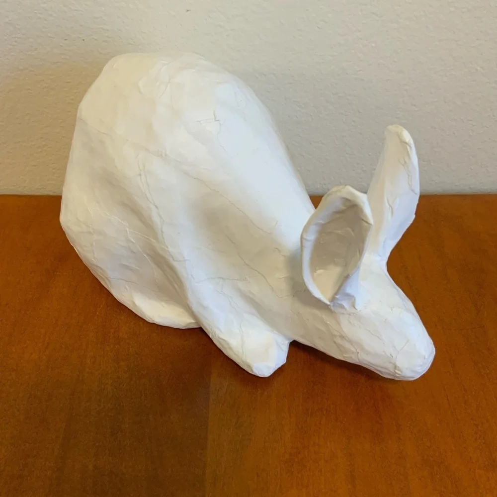 Crate & Barrel Fair-Trade Haitian Paper Mâché Rabbit Sculpture